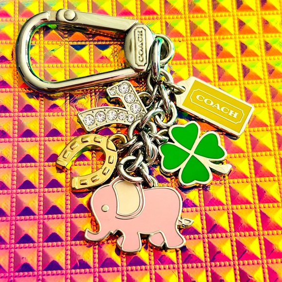 NWOT Coach Charm Keychain/ Bag Charm - Picture 1 of 11